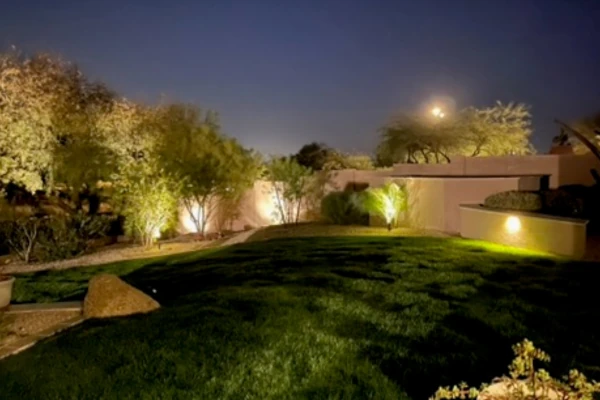 Landscape lighting in Phoenix