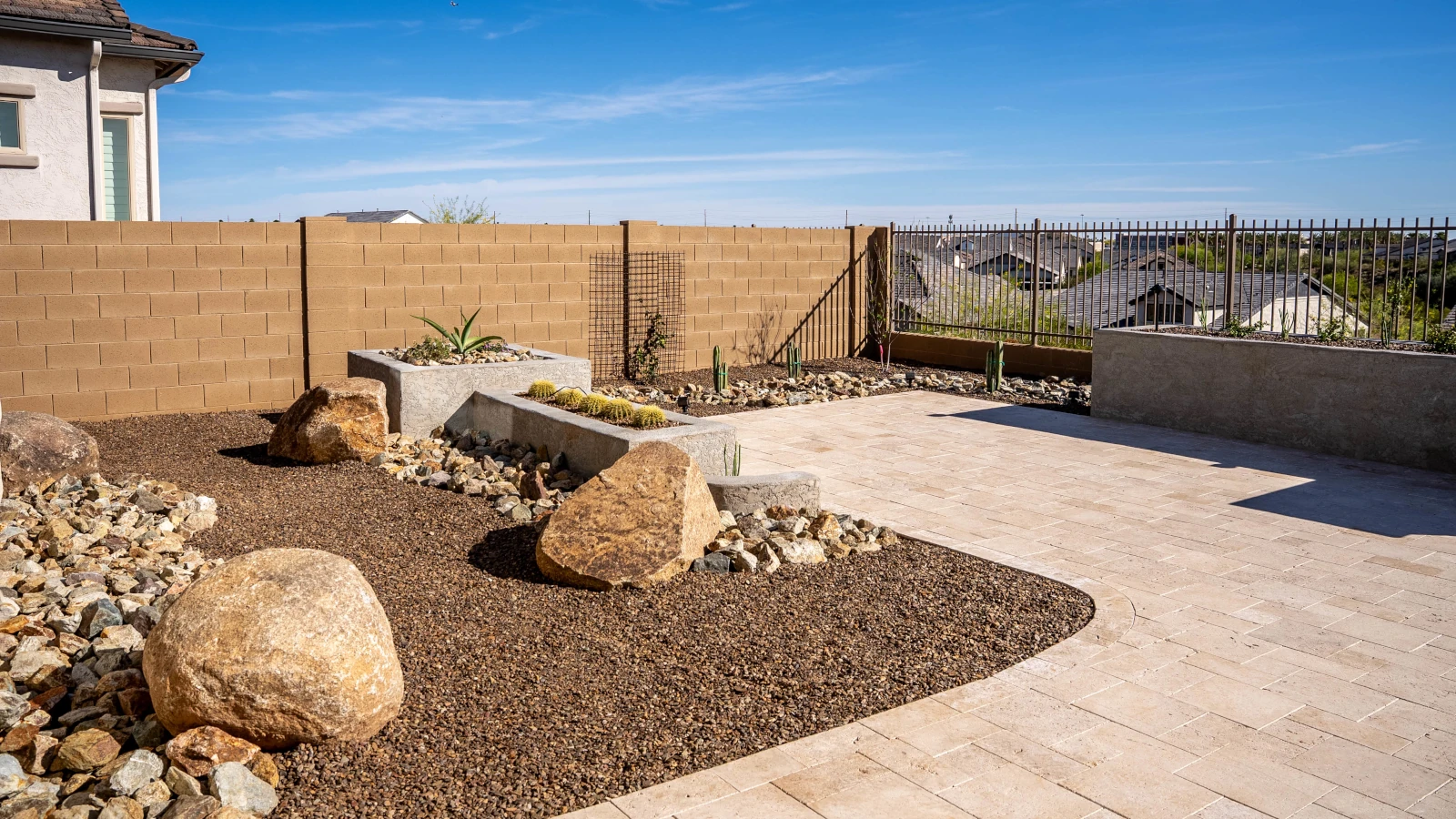 Desert Designer backyard transformation timelapse