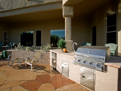Outdoor kitchen installation in Phoenix